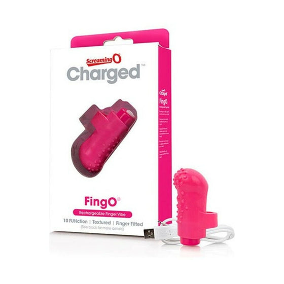 Charged FingO Finger Vibe Pink The Screaming O Charged Pink