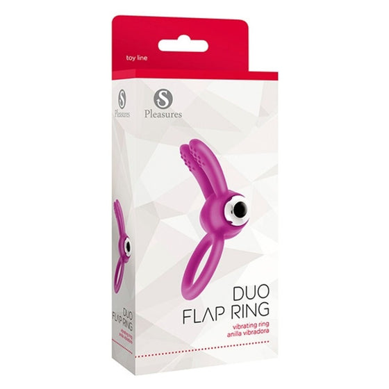 Cock Ring S Pleasures Duo Flap Pink